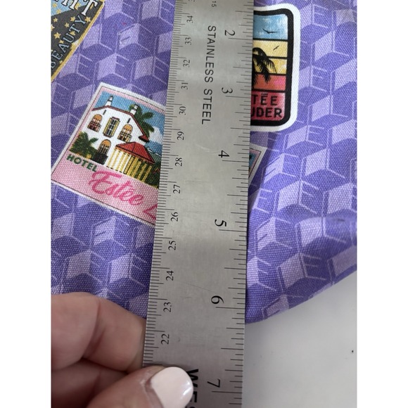 Two Estée Lauder Makeup Cosmetic Bags, Red And Blue One New Purple Has  Markings - Picture 9 of 9